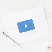 Somalië FLAG International Ronde Sticker (Envelop)