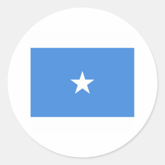 Somalië FLAG International Ronde Sticker