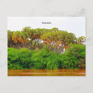 Somalië, landschapsfoto briefkaart
