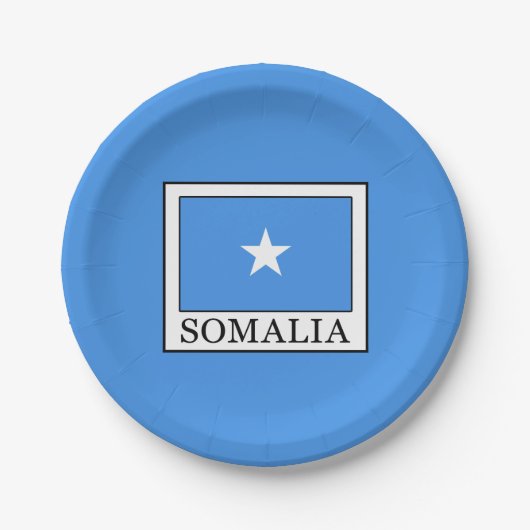 Somalië Papieren Bordje (Voorkant)