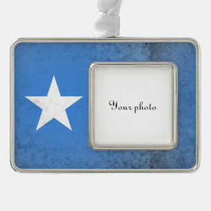 Somalië Verzilverd Kader Ornament
