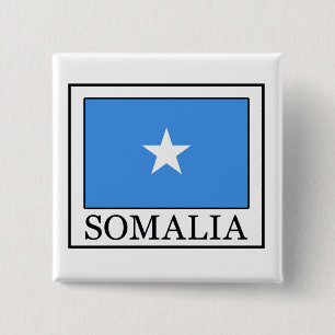 Somalië Vierkante Button 5,1 Cm