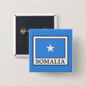 Somalië Vierkante Button 5,1 Cm (Voorkant /achterkant)