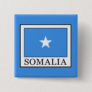 Somalië Vierkante Button 5,1 Cm