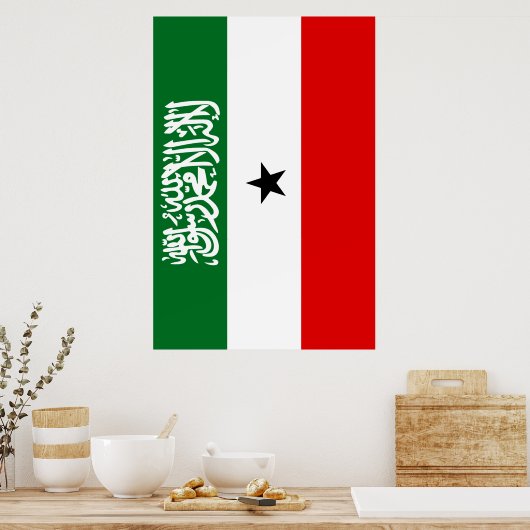 Somaliland Flag Poster (Keuken)