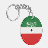 Somaliland Flag Sleutelhanger (Voorkant Links)