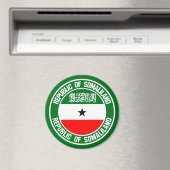 Somaliland Round Emblem Magneet (Insitu (Vaatwasser))