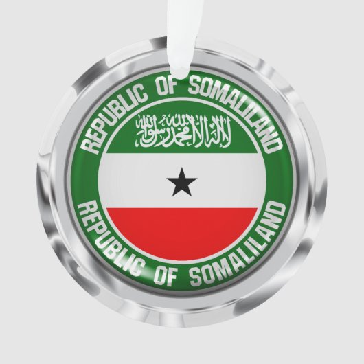 Somaliland Round Emblem Ornament (voorkant)
