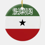 Somaliland vlag keramisch ornament (Achterkant)