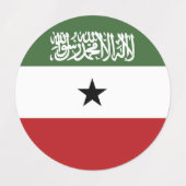 Somaliland vlag labels (Design 1)
