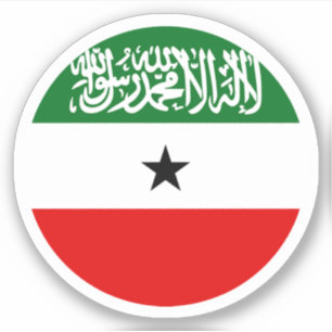Somaliland Vlag Ronde Sticker