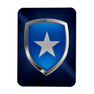 Somalisch metallisch embleem magneet