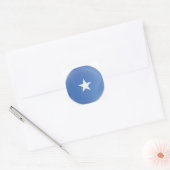 Somalisch rond pictogram vlag vierkante sticker (Envelop)