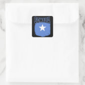 Somalisch Somalië vlag geschenk idee Vierkante Sticker (Tas)