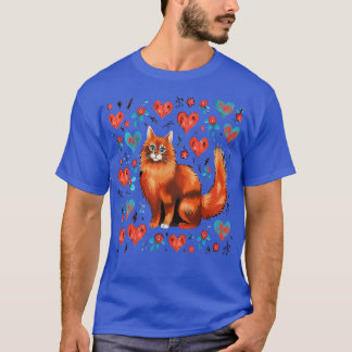 Somalische kat Valentijnsdag T-shirt