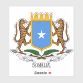 Somalische nationale wapenschild patriottisch sticker (Vel)