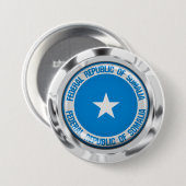 Somalische Ronde Emblem Ronde Button 7,6 Cm (Voorkant /achterkant)