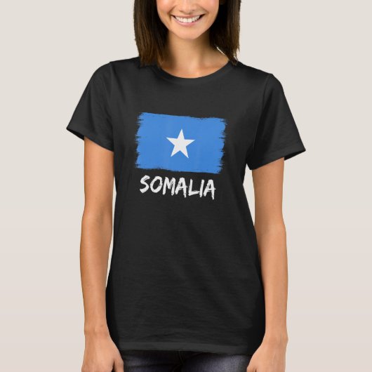 Somalische vlag 2 t-shirt (Voorkant)