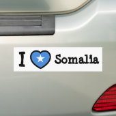 Somalische vlag bumpersticker (Op auto)