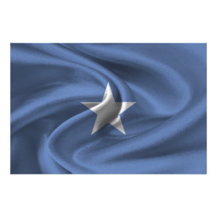 Somalische vlag foto afdruk