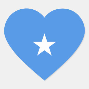 Somalische vlag Heart Sticker