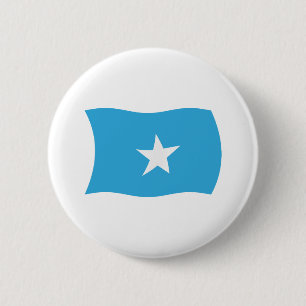 Somalische Vlag Knop Ronde Button 5,7 Cm