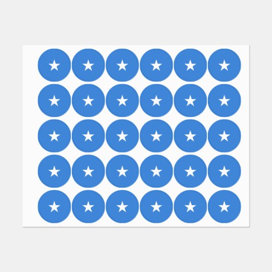 Somalische vlag labels (Vel)