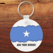 Somalische vlag sleutelhanger (Voorkant)