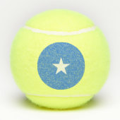 Somalische vlag tennisballen (Achterkant)