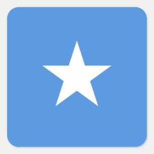 Somalische vlag vierkante sticker