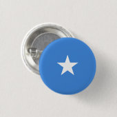 Somalische vlag, Vlag van Somalië Ronde Button 3,2 Cm (Voorkant /achterkant)