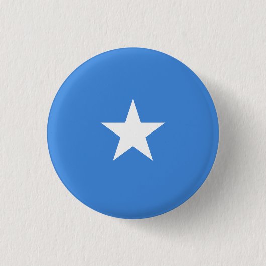 Somalische vlag, Vlag van Somalië Ronde Button 3,2 Cm (Voorkant)