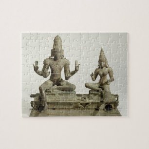 Somaskanda, Chola, Tamil Nadu (brons) Legpuzzel