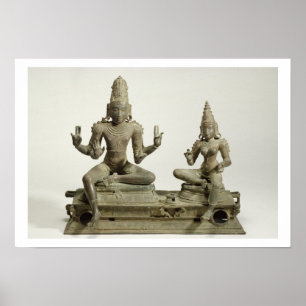 Somaskanda, Chola, Tamil Nadu (brons) Poster
