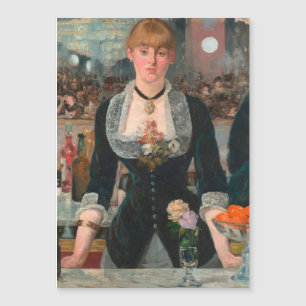 Sombere Parijse Barman Manet Een bar in de Folies-