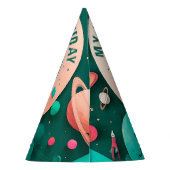 Sombrero cumpleaños personalizado feesthoedjes (Achterkant)