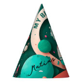 Sombrero cumpleaños personalizado feesthoedjes (Links)