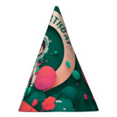 Sombrero cumpleaños personalizado feesthoedjes (Rechts)