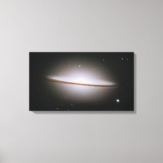 Sombrero galaxy canvas afdruk (Voorkant)