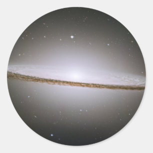 Sombrero Galaxy (Hubble Telescope) Ronde Sticker