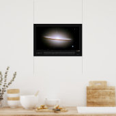 Sombrero Galaxy (Messier 104, M104) Poster (Keuken)