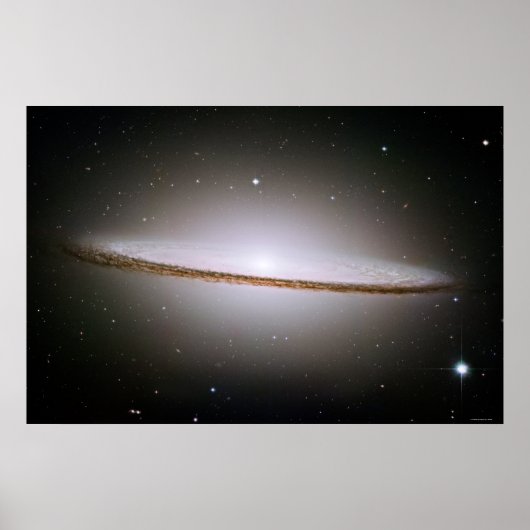 Sombrero Galaxy Poster (Voorkant)