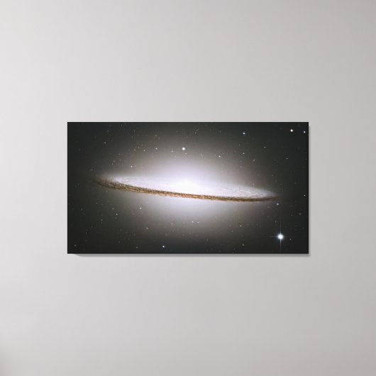 Sombrero Galaxy Wrapped Canvas (Voorkant)