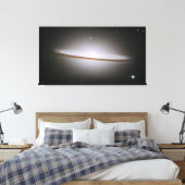 Sombrero Galaxy Wrapped Canvas Afdruk (Insitu (Slaapkamer))