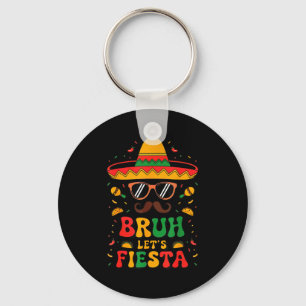 Sombrero gezicht cinco mayo bruh laat feest mexica sleutelhanger