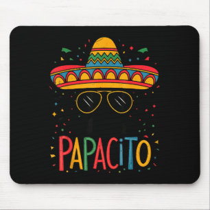Sombrero Gezicht Papacito Cinco Mayo Feest Grappig Muismat