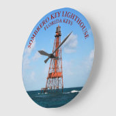 Sombrero Key Lighthouse Florida Keys Horloge (Angle)