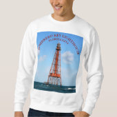 Sombrero Key Lighthouse Florida Keys Sweatshirt (Voorkant)