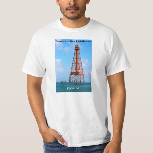 Sombrero Key Lighthouse, Florida T-Shirt (Voorkant)