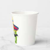 Sombrero met Cactus en Mustache Papieren Bekers (Links)